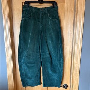 Free People Barrel Corduroy Pants